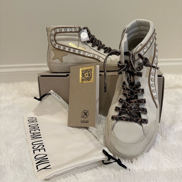 “SWAROVSKI Golden Goose SLIDE - Size 39 - Picture 2 of 10